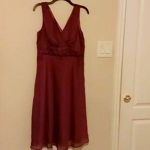 Women's chiffon dress. Purple.  Size 14